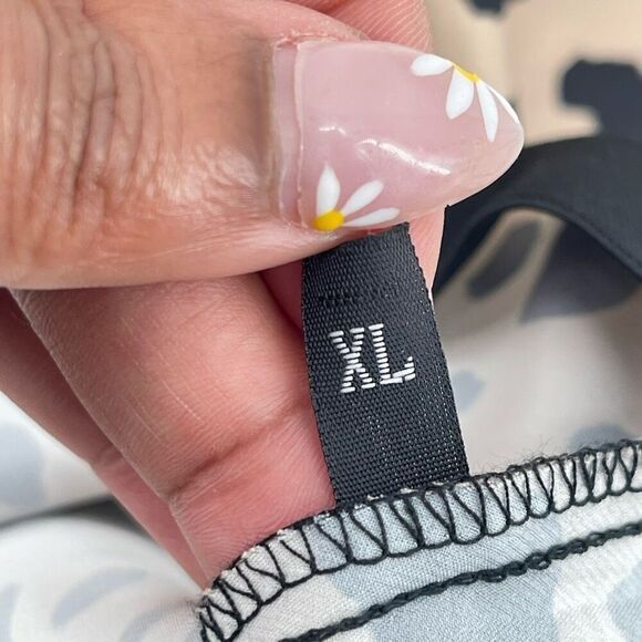 Women’s Cheetah Print Satin Pull-On Midi Skirt XL Tan Black - Picture 7 of 9